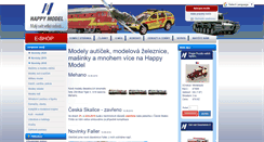 Desktop Screenshot of happymodel.cz
